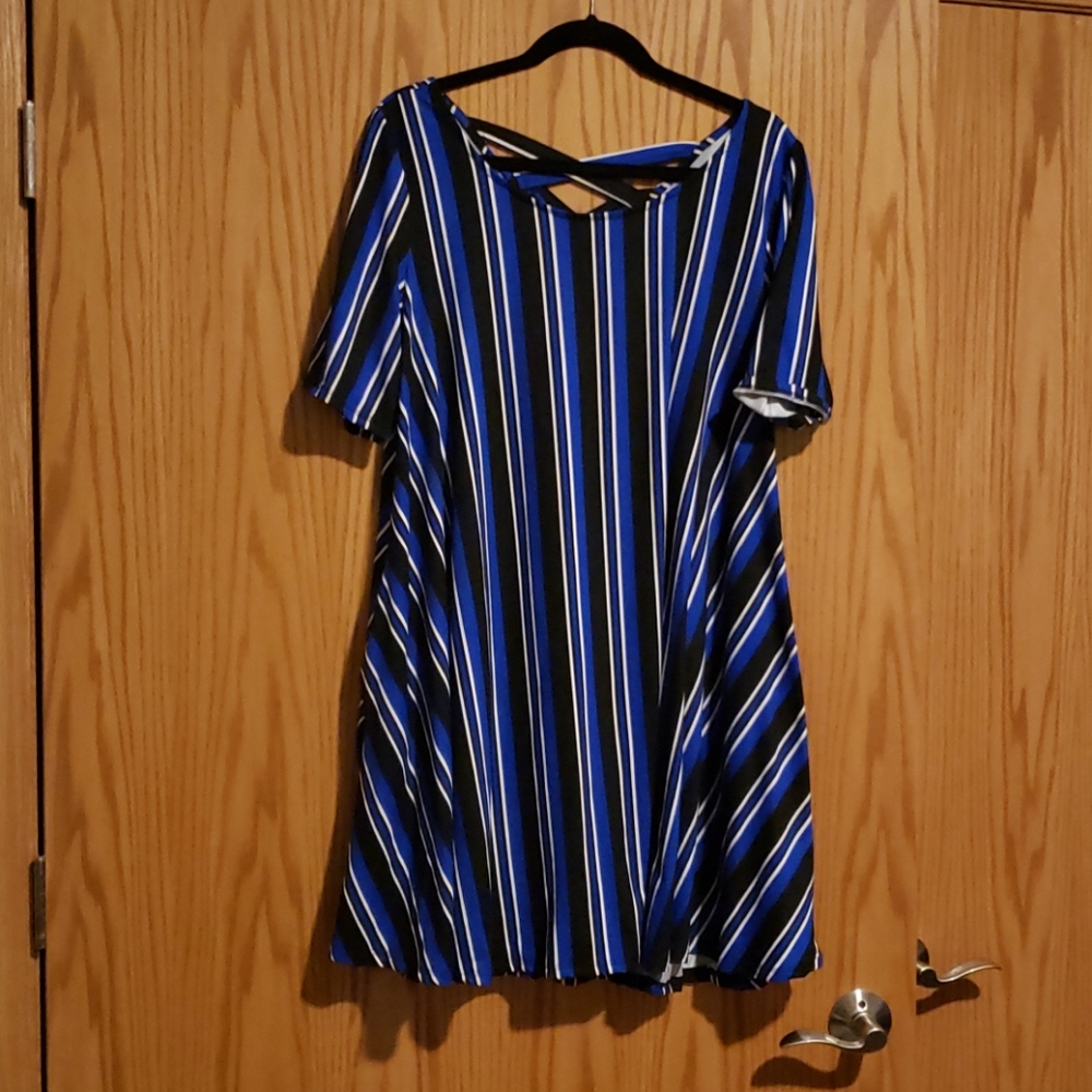 Emetla Black/ Blue/ White Tunic